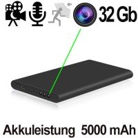 HD-SpyCam im AkkuPack, 5000 mAh. Online kaufen von www.abhoergeraete.com