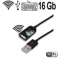 WiFi-LAN USB-Kabel Keylogger, 16 Gb