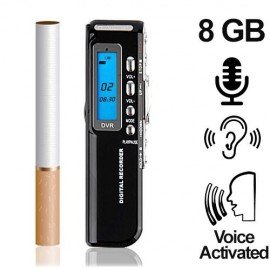Mini-Voice-Recorder, 8 GB, bis 1200 Stunden (voice-activated). Bestellen bei www.abhoergeraete.com